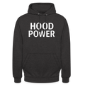 Hoodpower Hoodie - charcoal grey